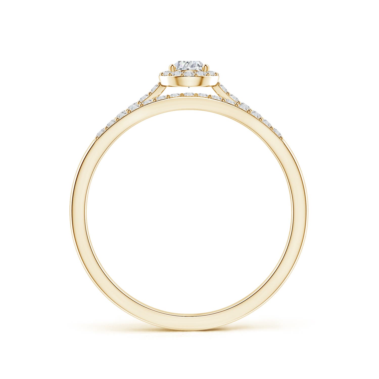 H, SI2 / 0.37 CT / 14 KT Yellow Gold