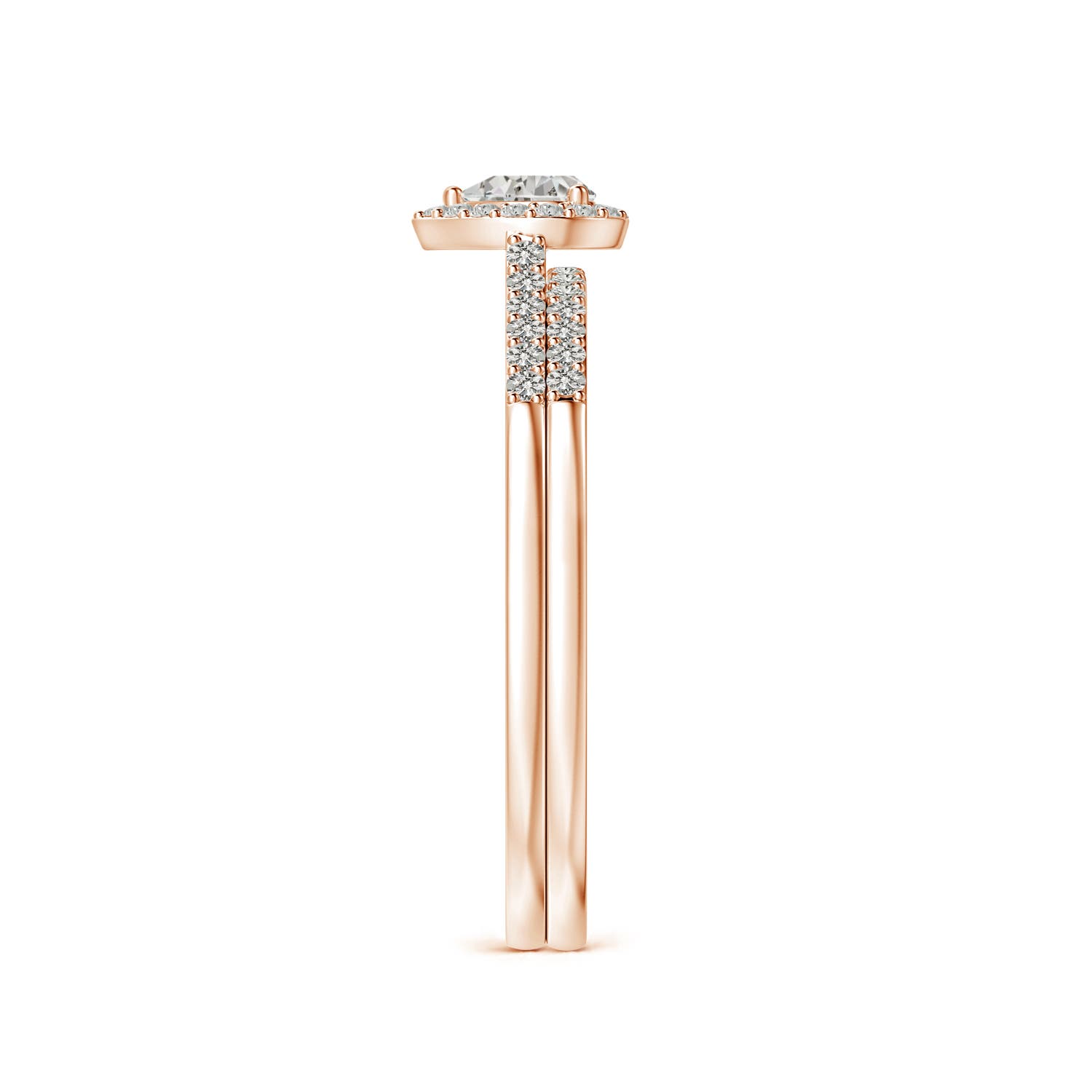 K, I3 / 0.37 CT / 14 KT Rose Gold