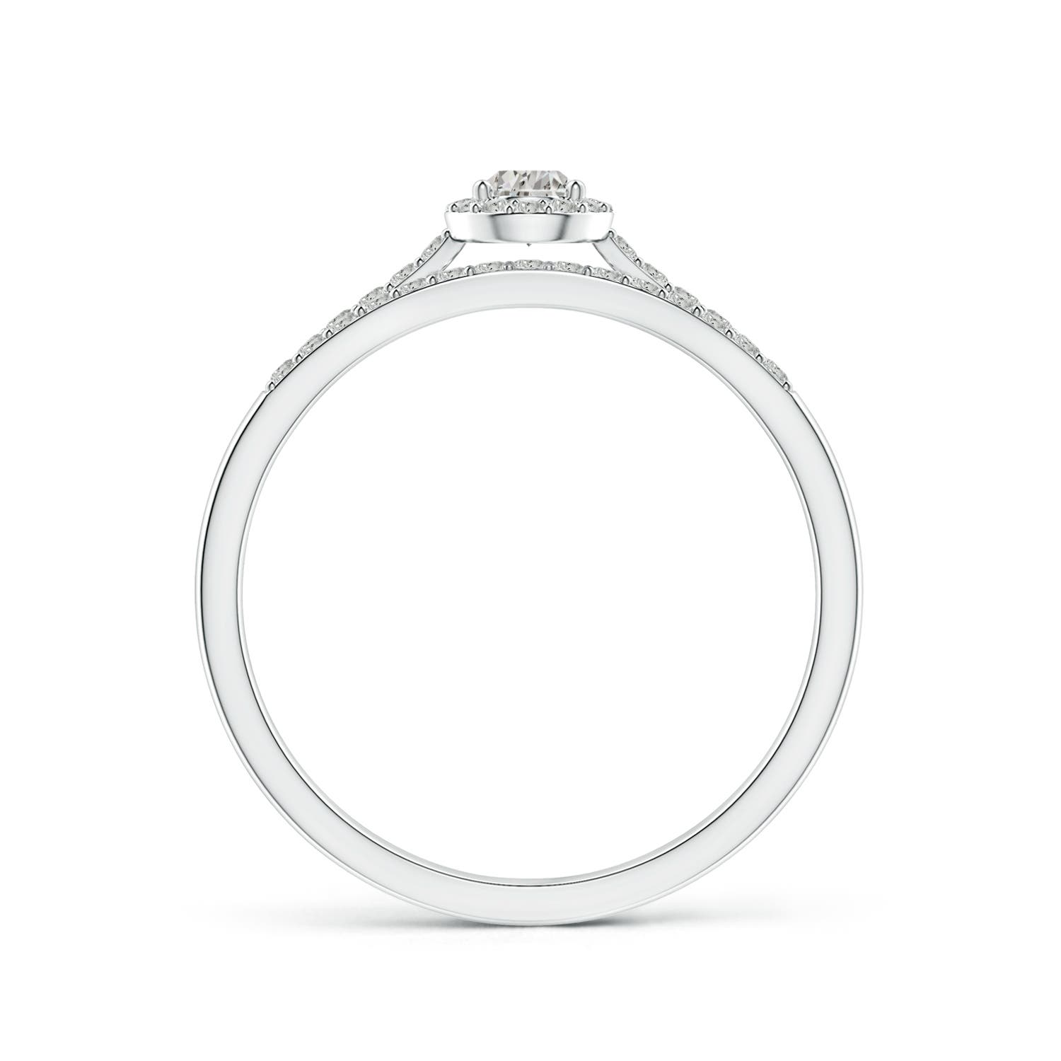 K, I3 / 0.37 CT / 14 KT White Gold