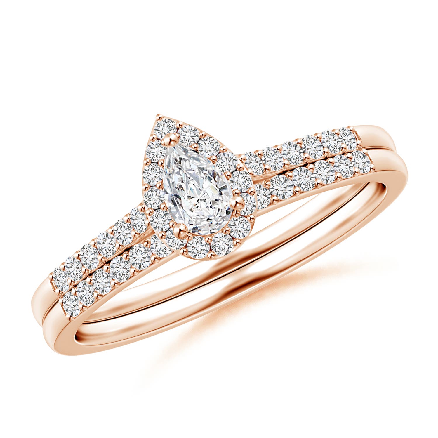 H, SI2 / 0.5 CT / 14 KT Rose Gold