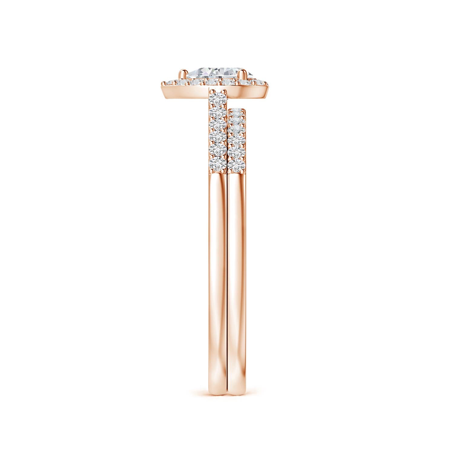 H, SI2 / 0.5 CT / 14 KT Rose Gold