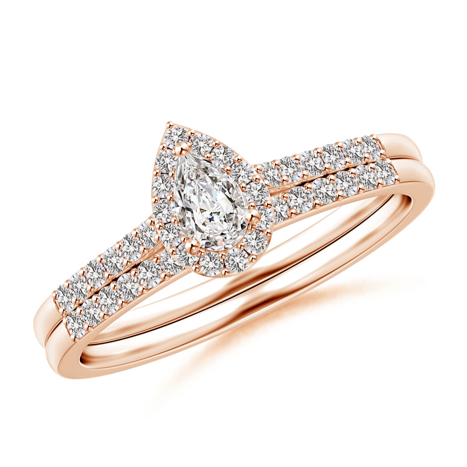 I-J, I1-I2 / 0.5 CT / 14 KT Rose Gold