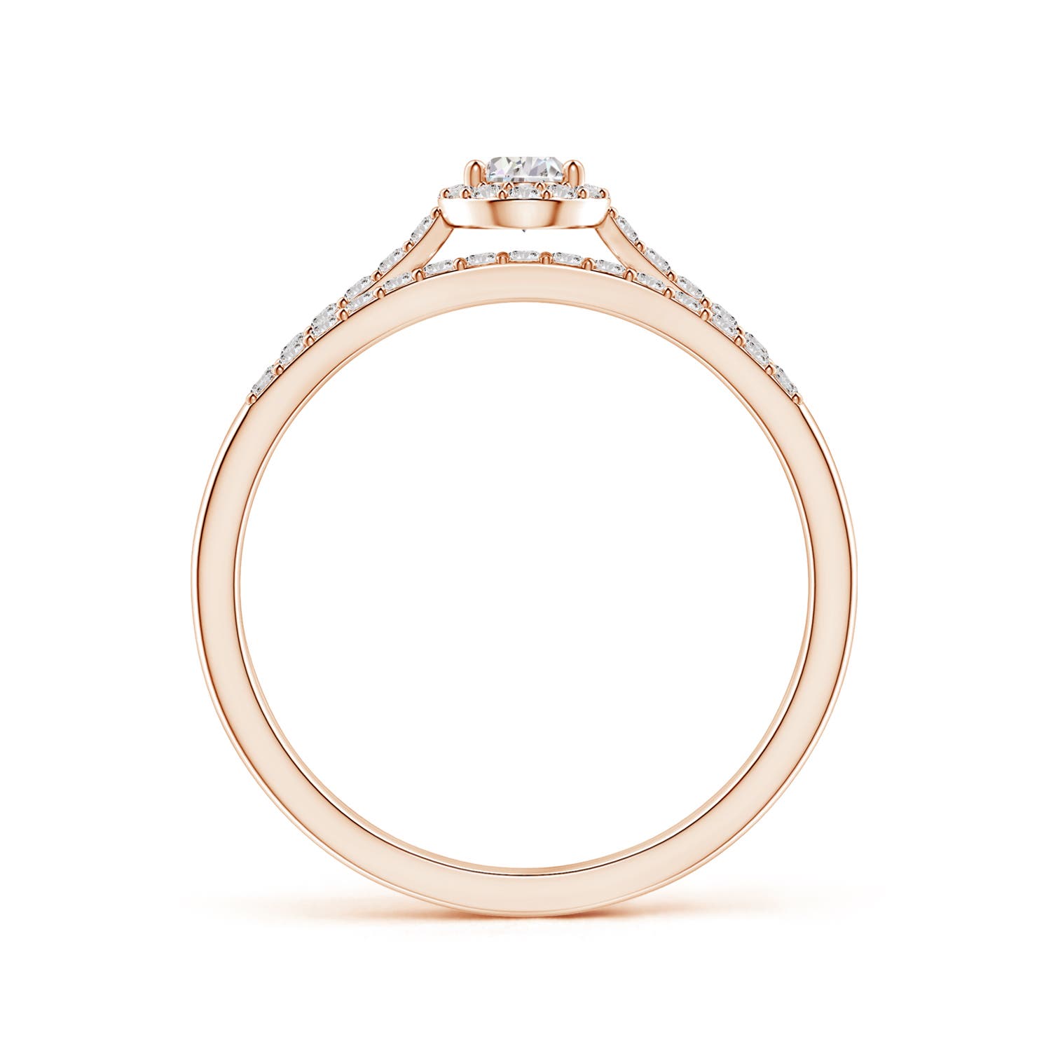 I-J, I1-I2 / 0.5 CT / 14 KT Rose Gold