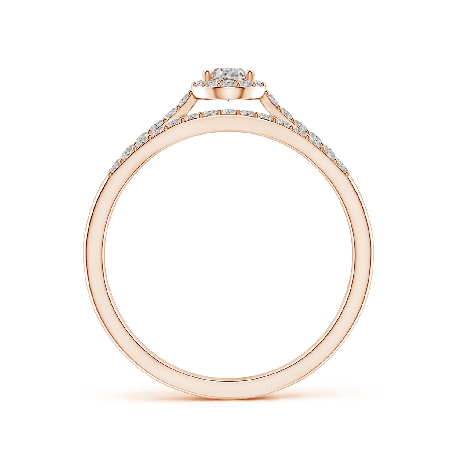 K, I3 / 0.5 CT / 14 KT Rose Gold