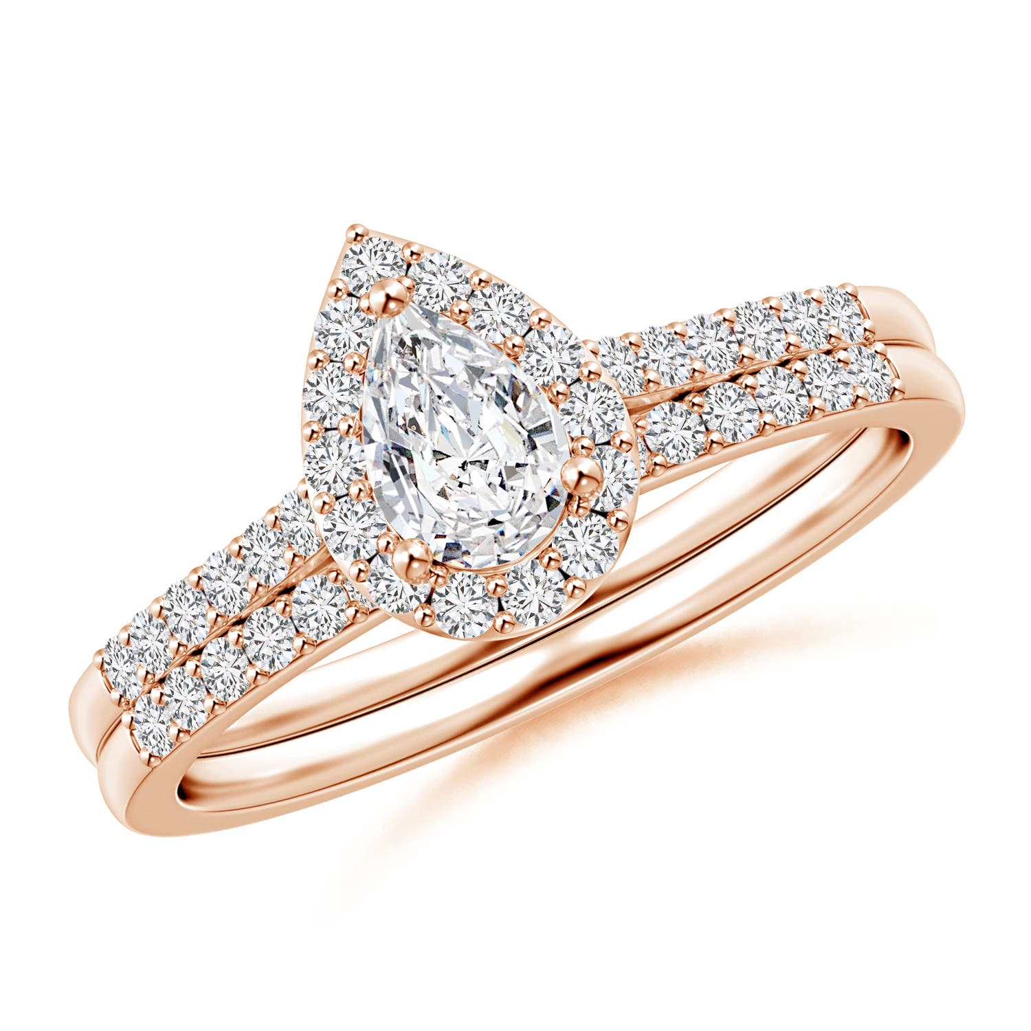 H, SI2 / 0.81 CT / 14 KT Rose Gold