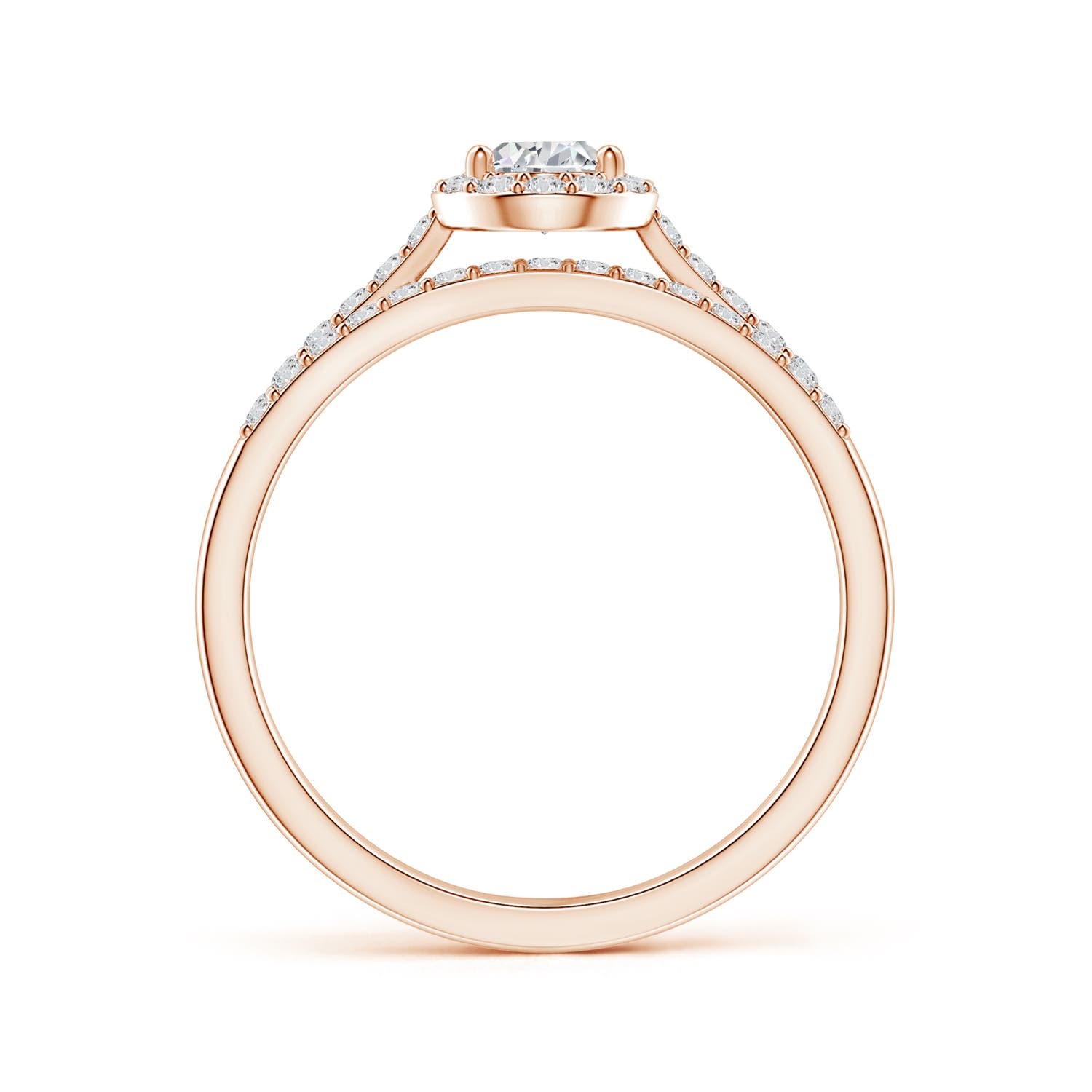 H, SI2 / 0.81 CT / 14 KT Rose Gold