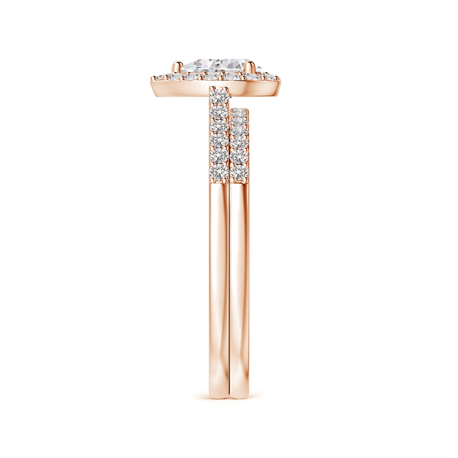 I-J, I1-I2 / 0.81 CT / 14 KT Rose Gold