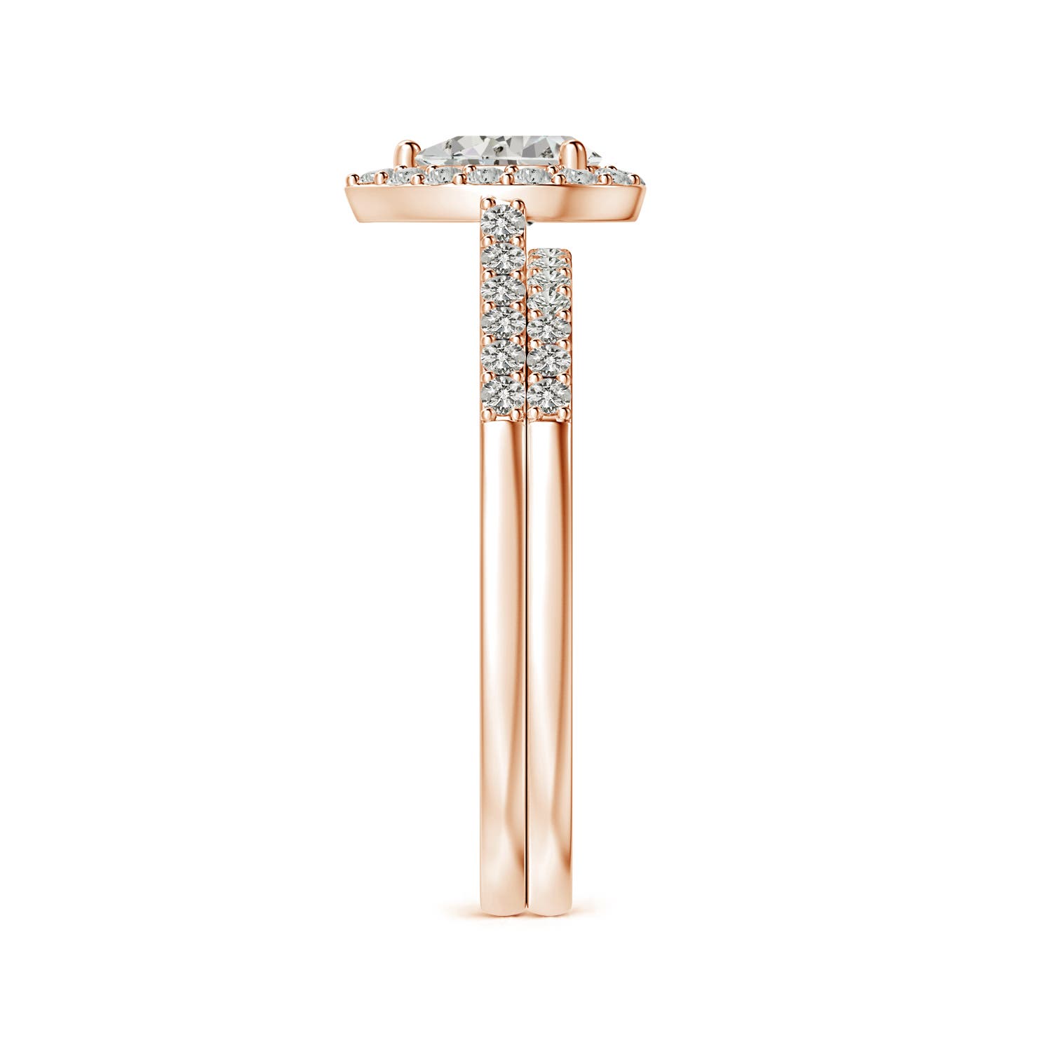 K, I3 / 0.81 CT / 14 KT Rose Gold