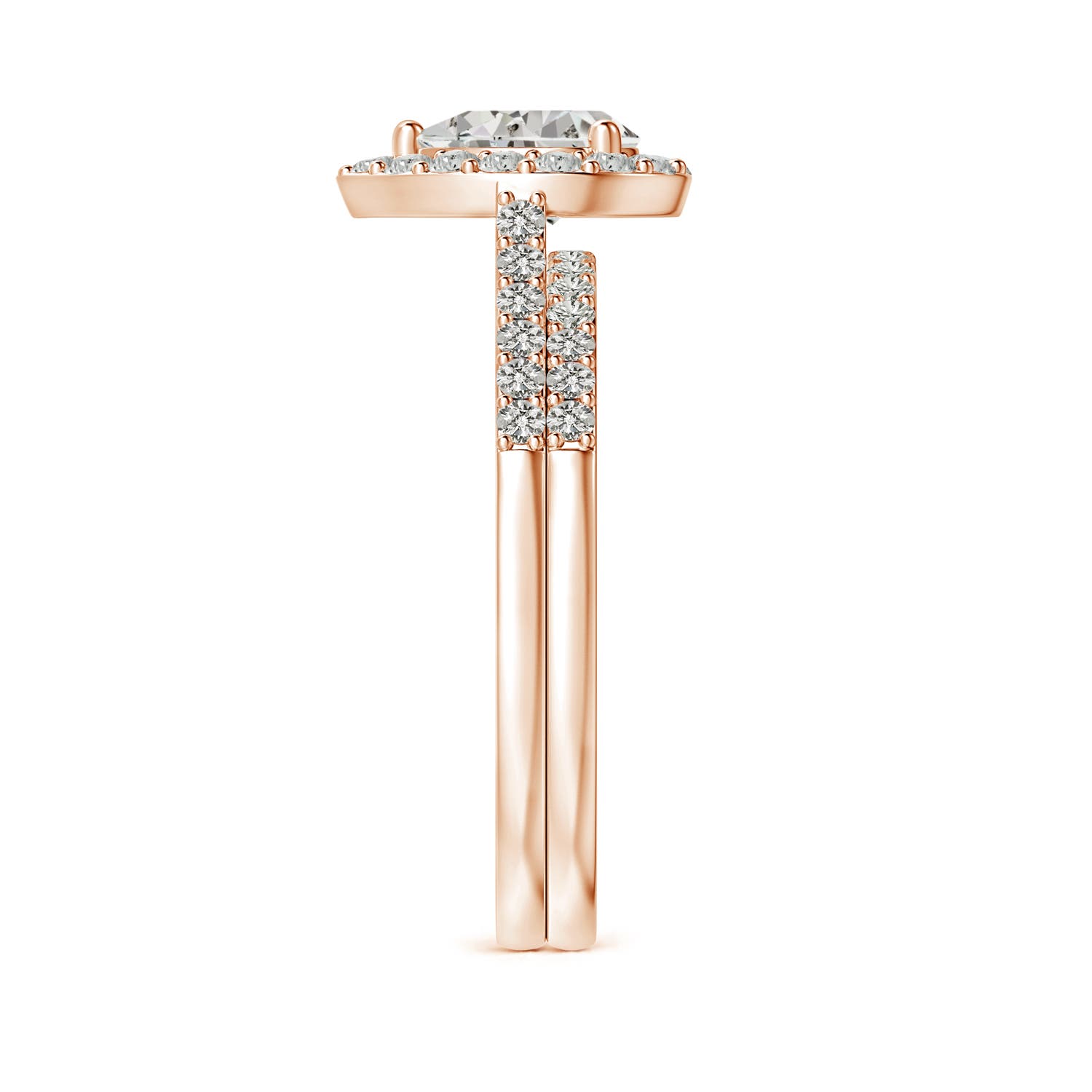 K, I3 / 1.16 CT / 14 KT Rose Gold