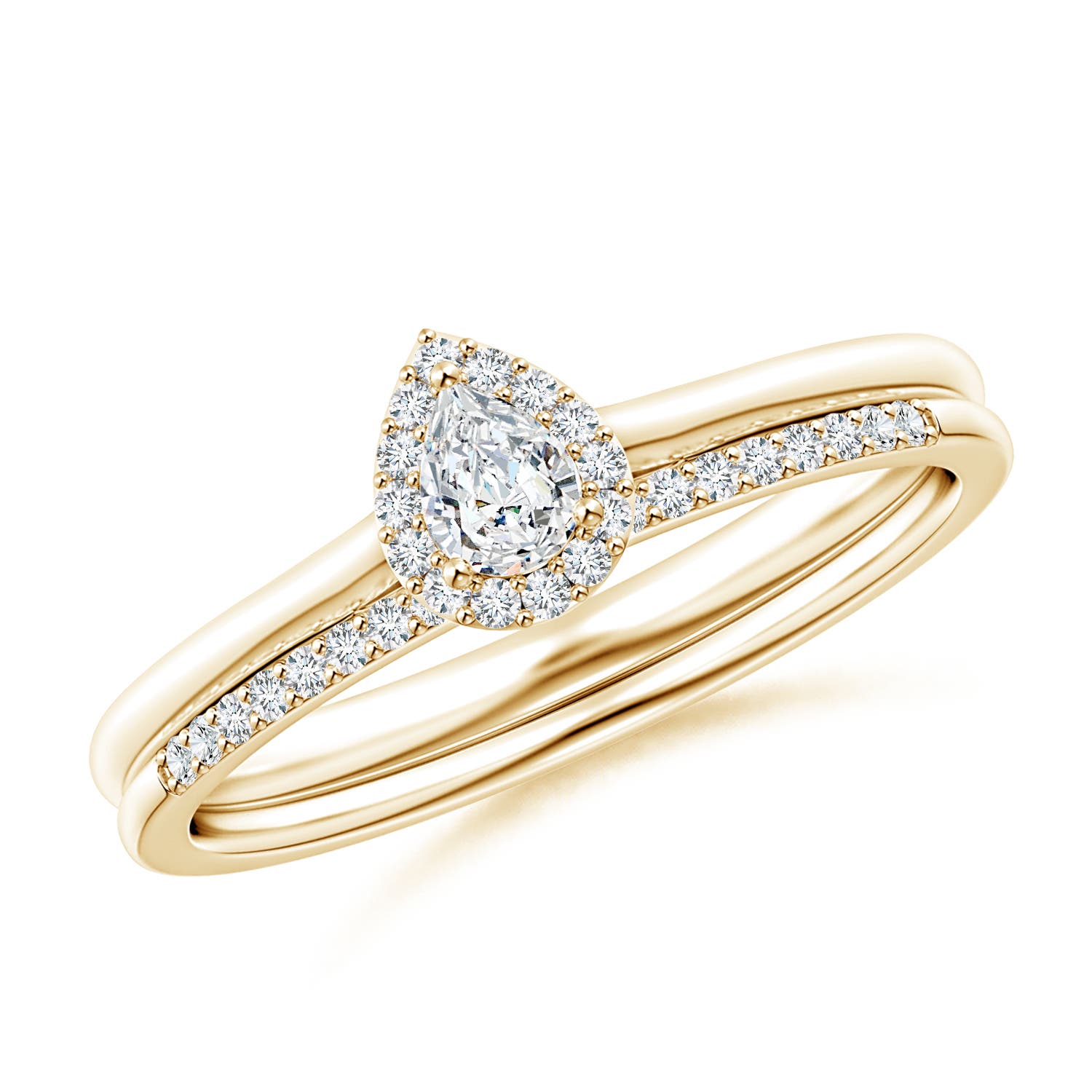 G, VS2 / 0.25 CT / 14 KT Yellow Gold