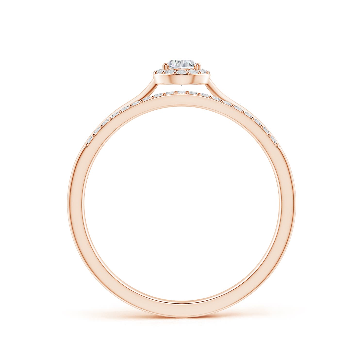 H, SI2 / 0.25 CT / 14 KT Rose Gold