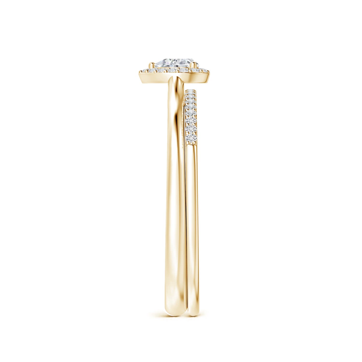 H, SI2 / 0.25 CT / 14 KT Yellow Gold