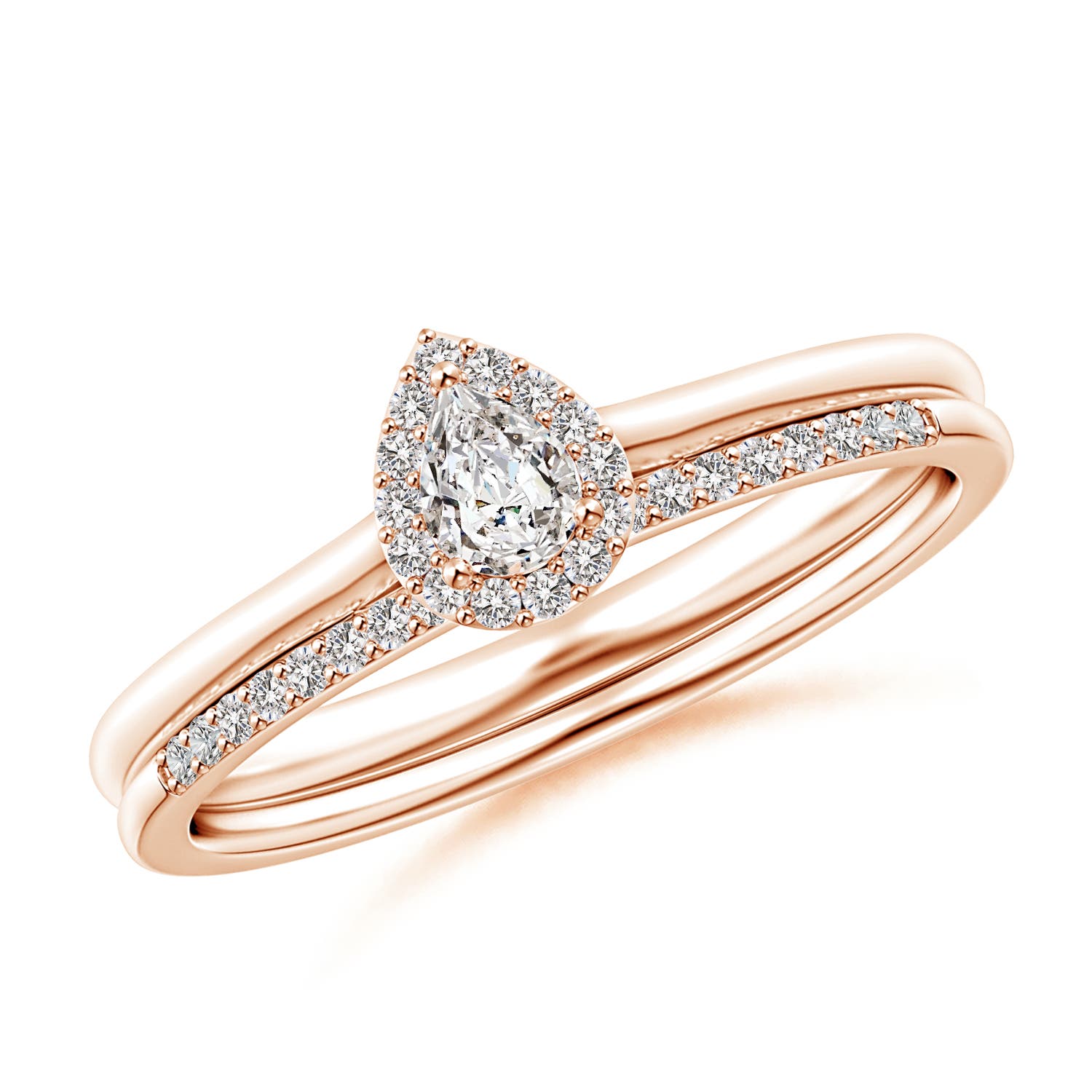 I-J, I1-I2 / 0.25 CT / 14 KT Rose Gold