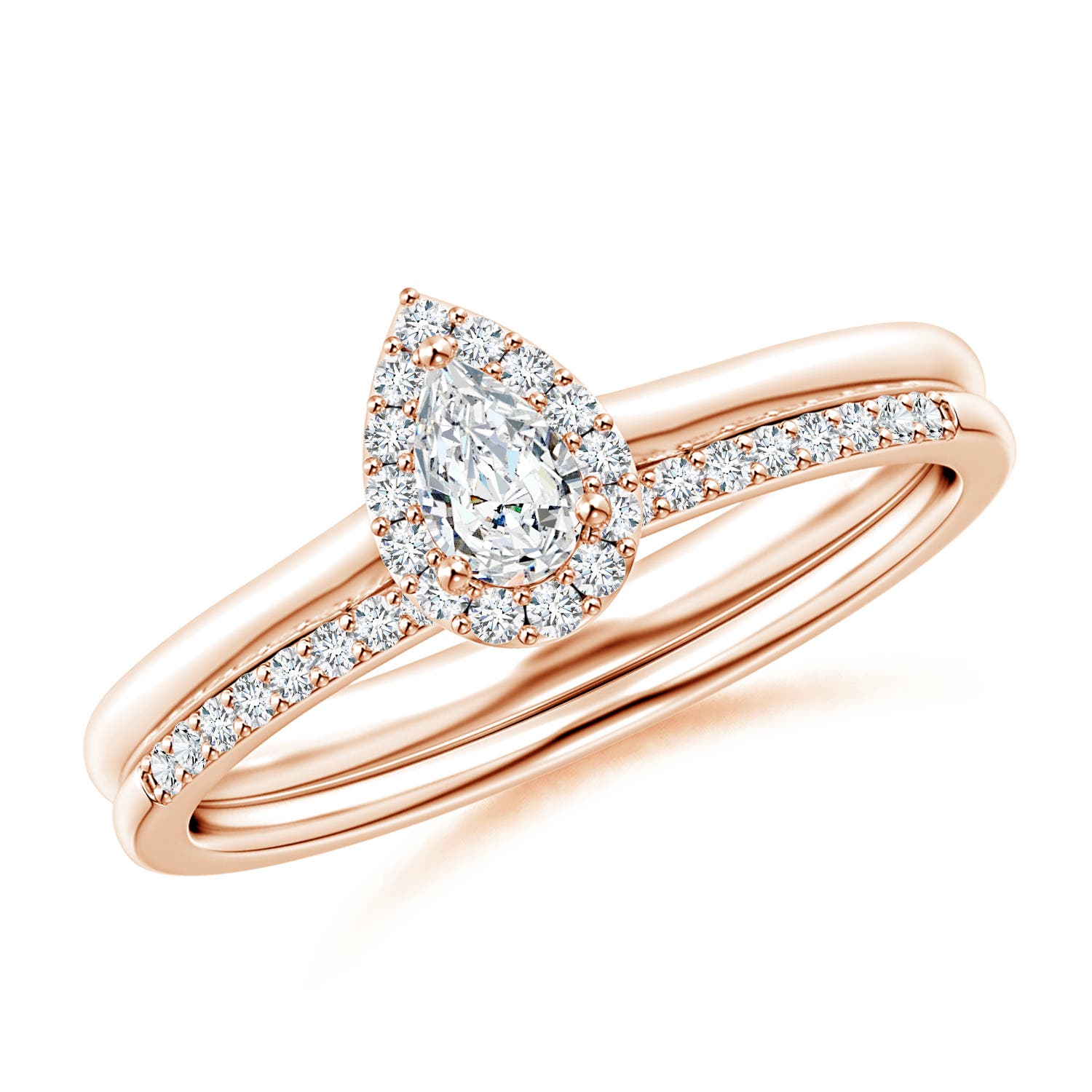 G, VS2 / 0.37 CT / 14 KT Rose Gold