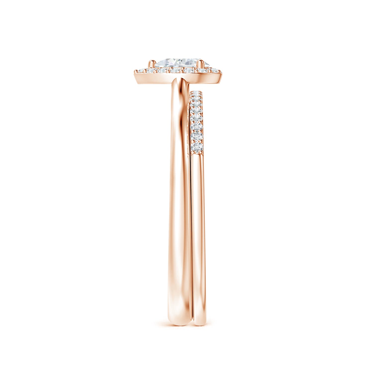 G, VS2 / 0.37 CT / 14 KT Rose Gold