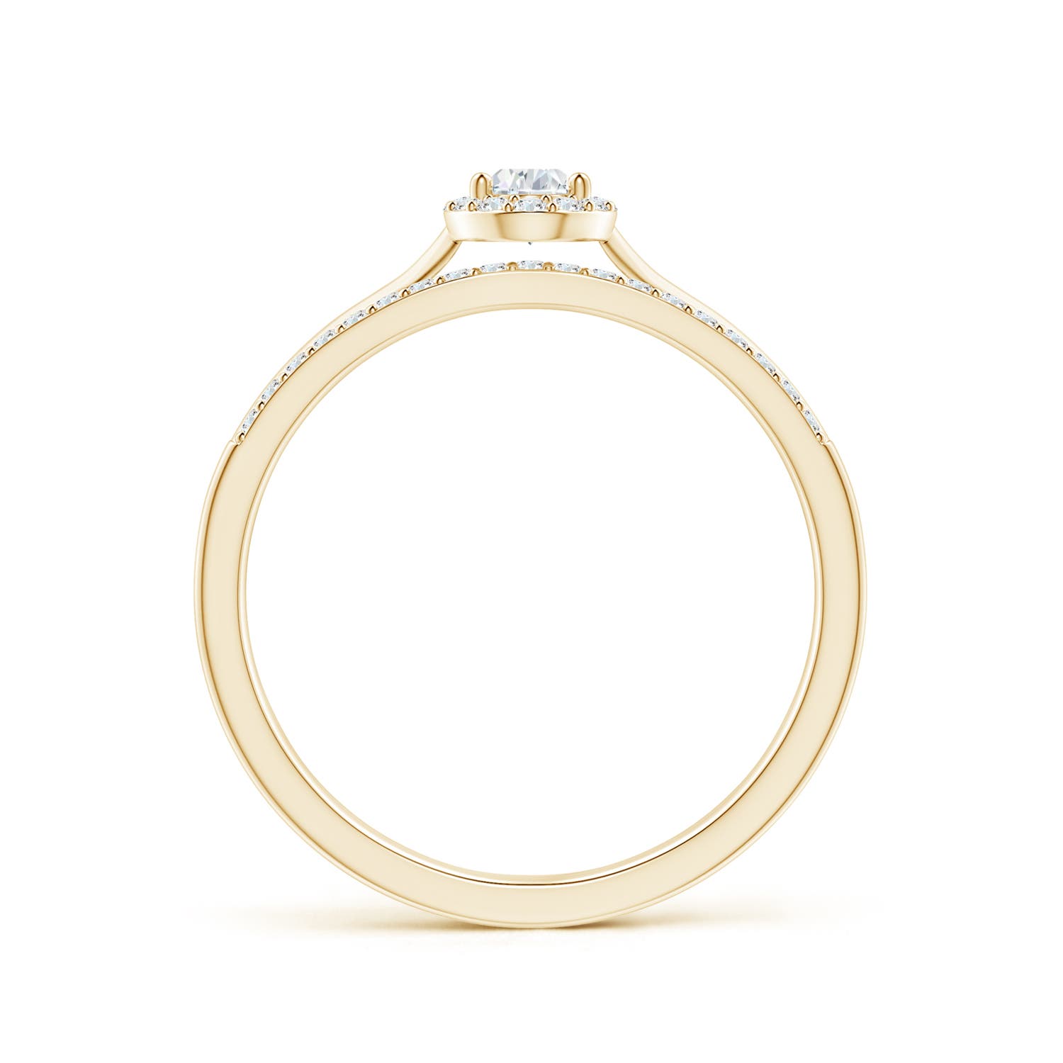 G, VS2 / 0.37 CT / 14 KT Yellow Gold