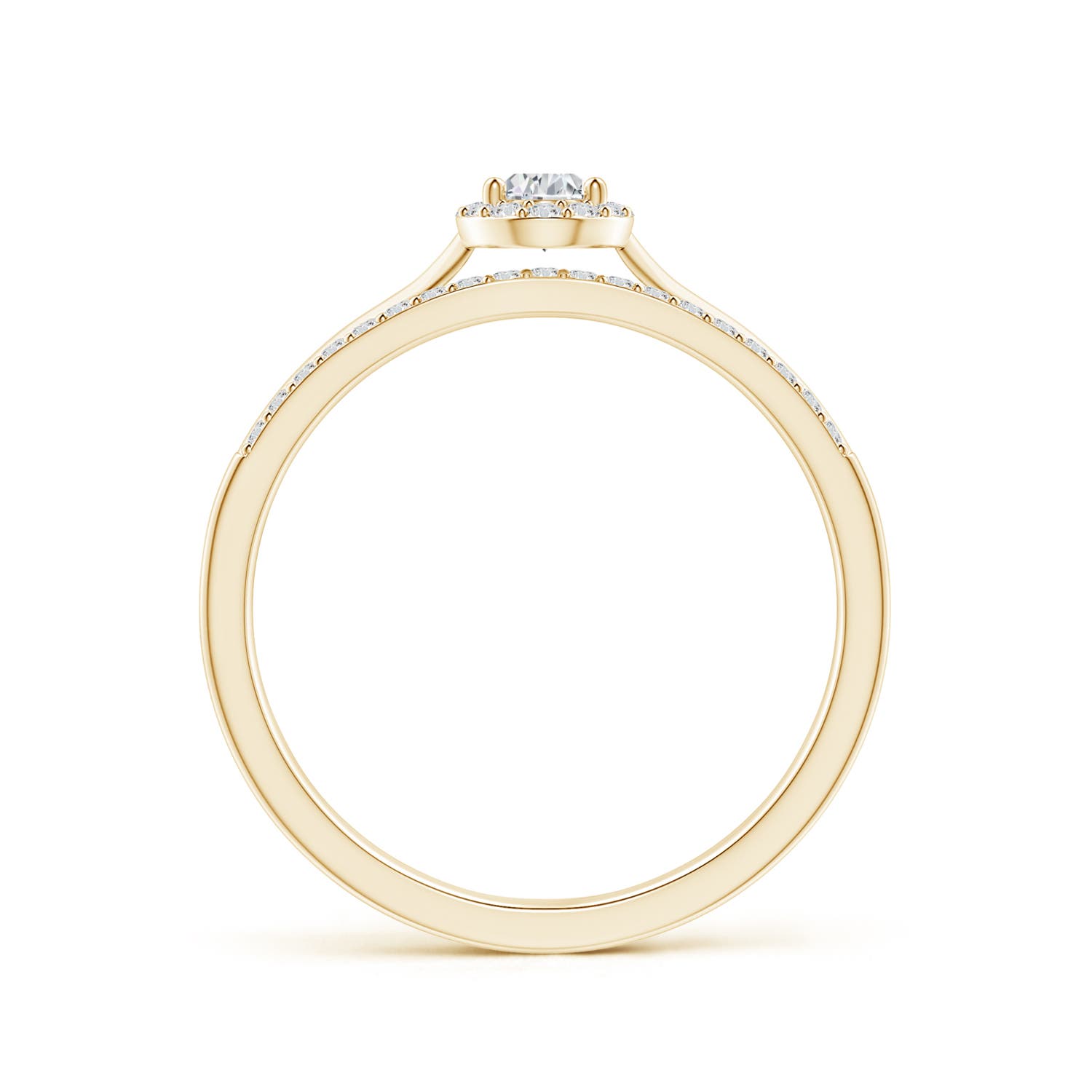 H, SI2 / 0.37 CT / 14 KT Yellow Gold