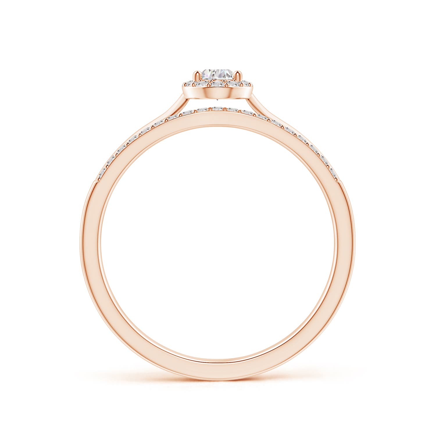 I-J, I1-I2 / 0.37 CT / 14 KT Rose Gold