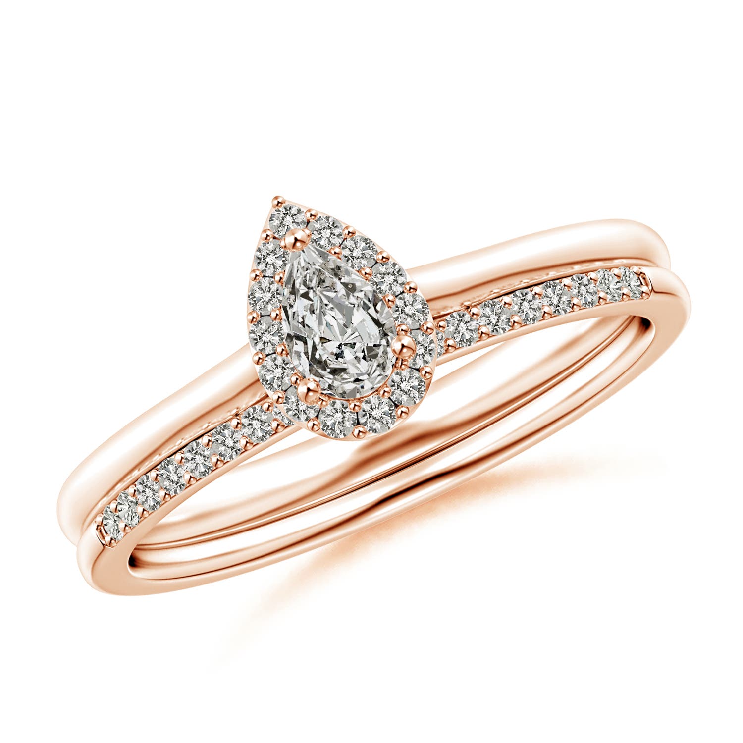 K, I3 / 0.37 CT / 14 KT Rose Gold