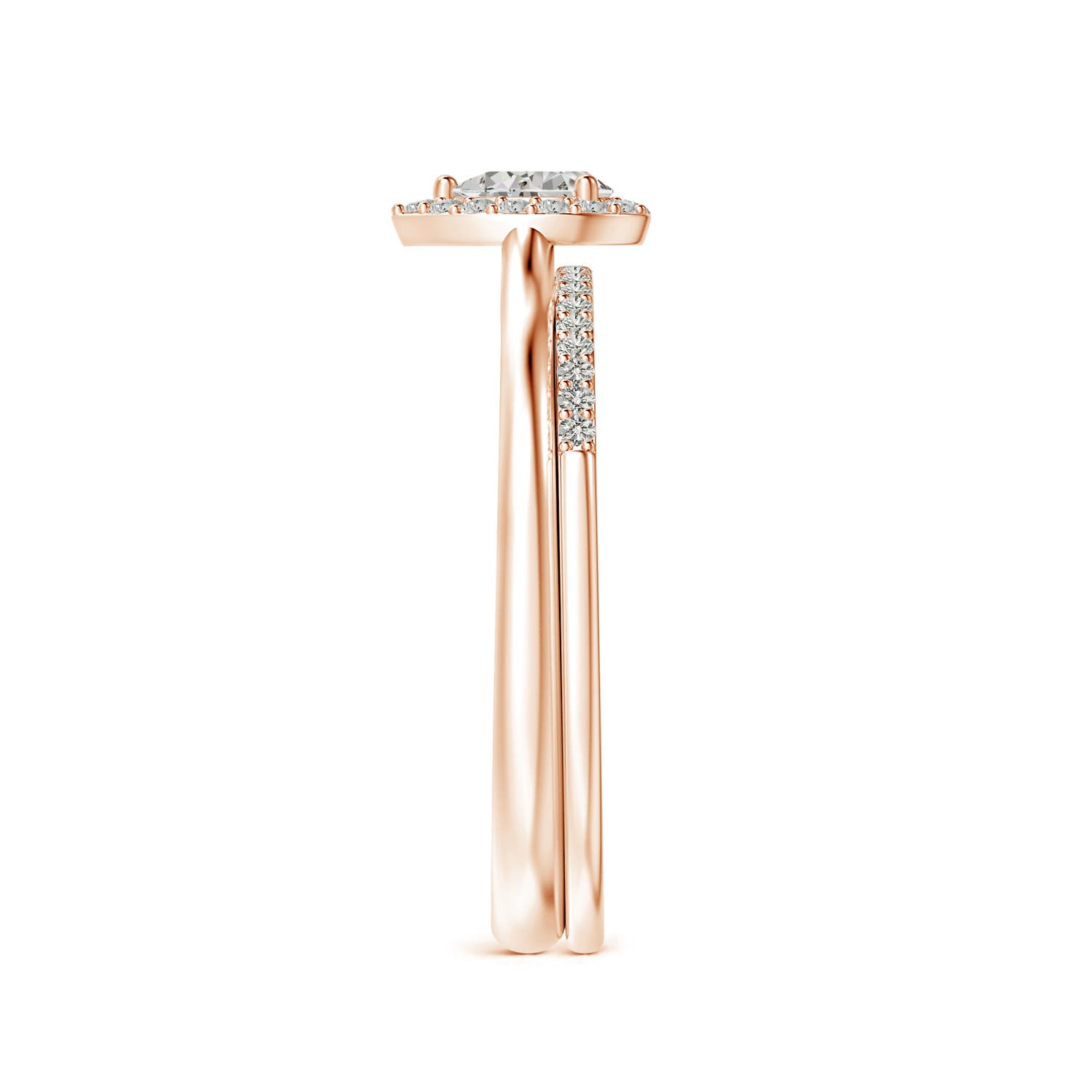 K, I3 / 0.37 CT / 14 KT Rose Gold