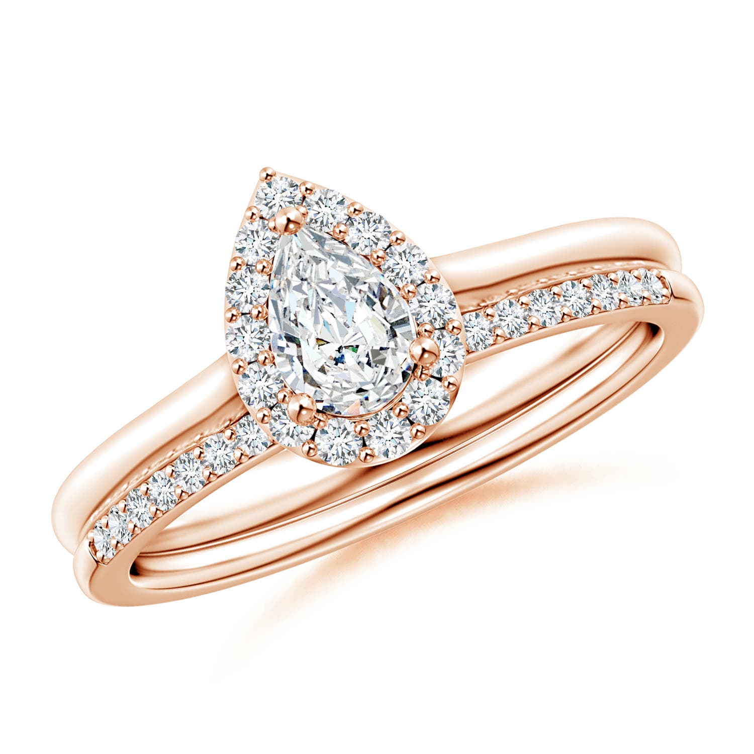 G, VS2 / 0.63 CT / 14 KT Rose Gold