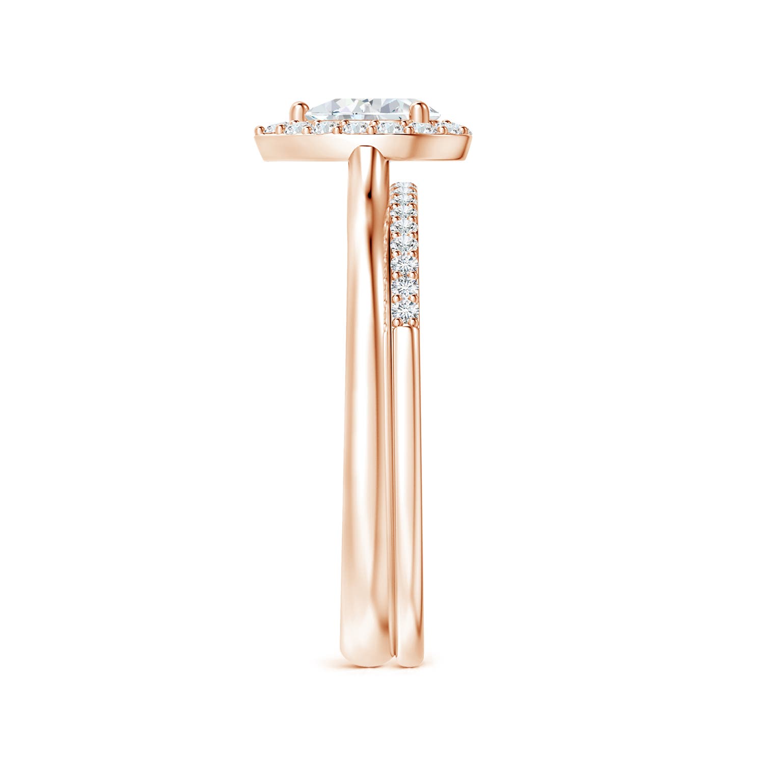 G, VS2 / 0.63 CT / 14 KT Rose Gold