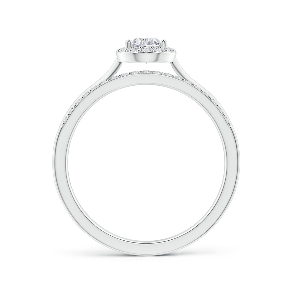 6x4mm HSI2 Pear-Shaped Diamond Halo Bridal Set in White Gold side-1