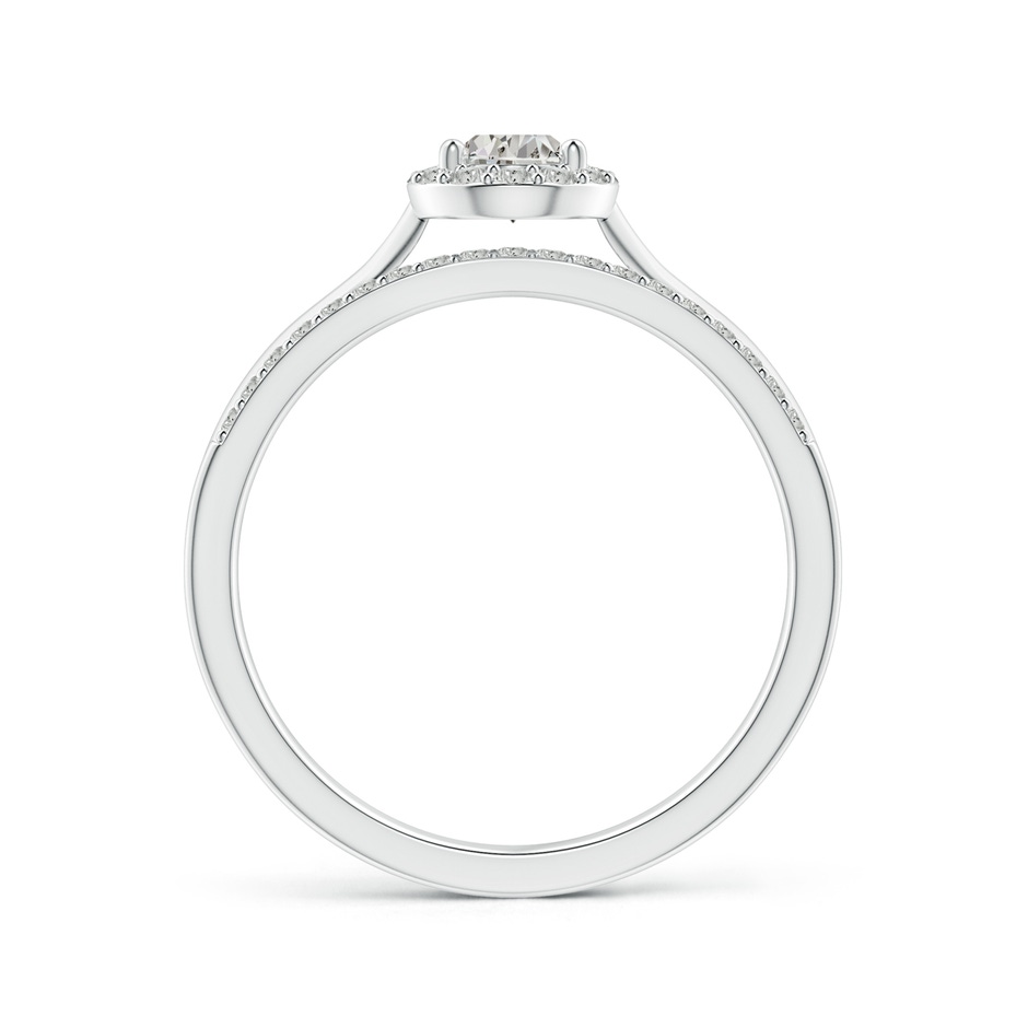 6x4mm KI3 Pear-Shaped Diamond Halo Bridal Set in White Gold side-1