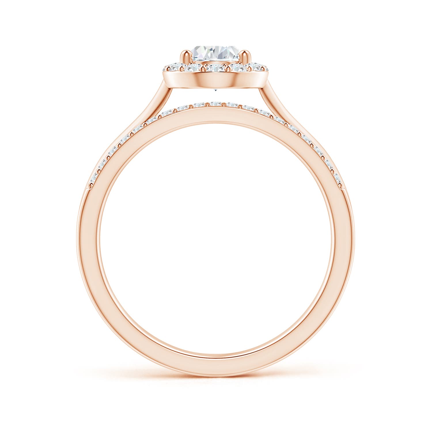 G, VS2 / 1.01 CT / 14 KT Rose Gold