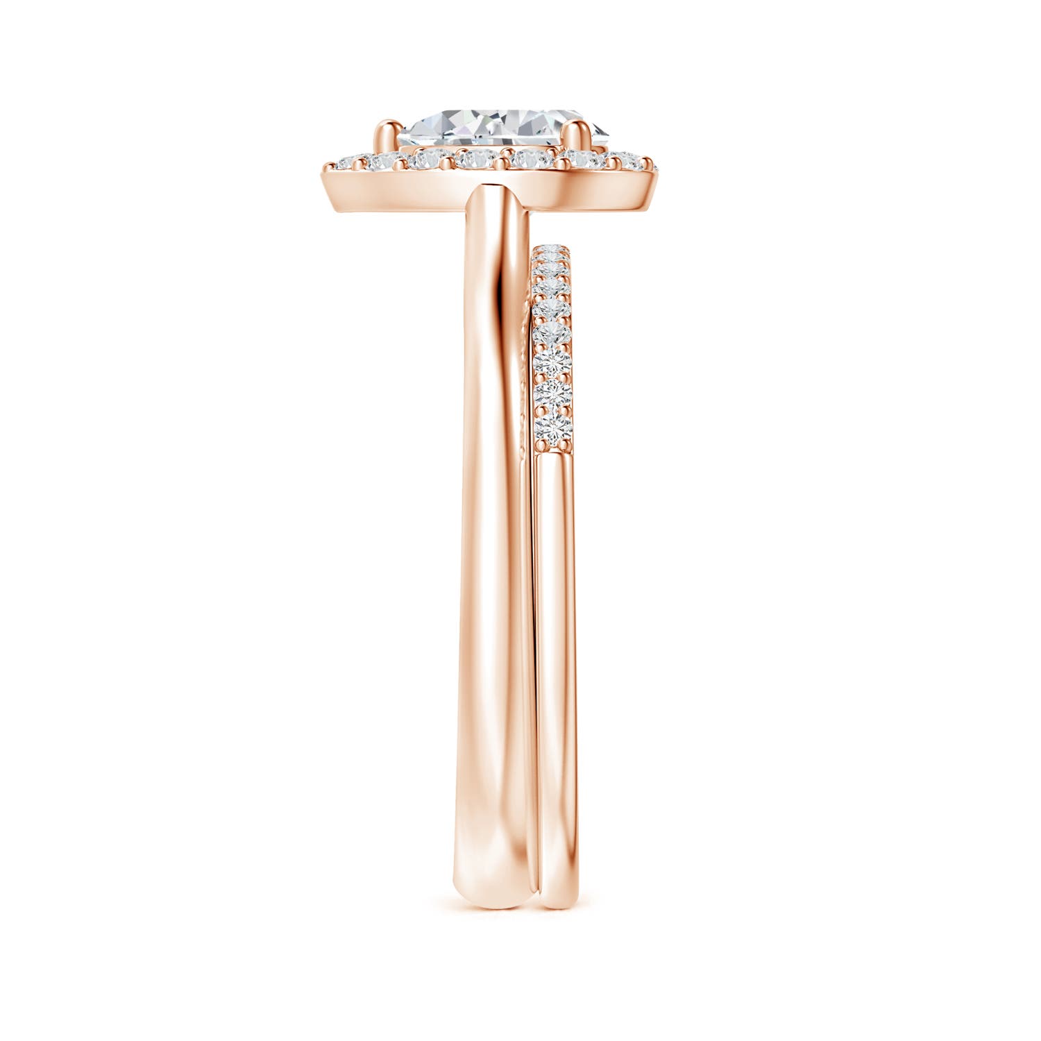 H, SI2 / 1.01 CT / 14 KT Rose Gold