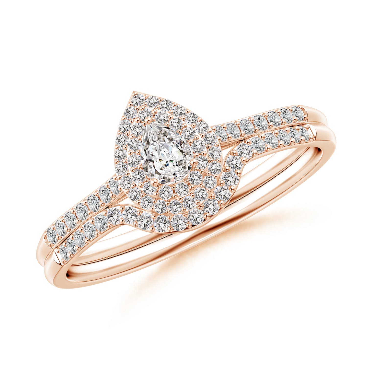 I-J, I1-I2 / 0.44 CT / 14 KT Rose Gold