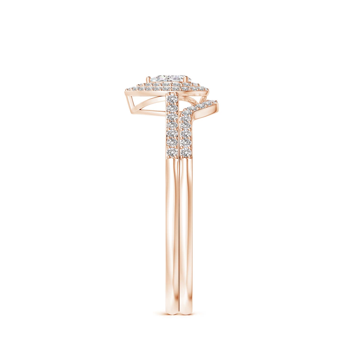 I-J, I1-I2 / 0.44 CT / 14 KT Rose Gold