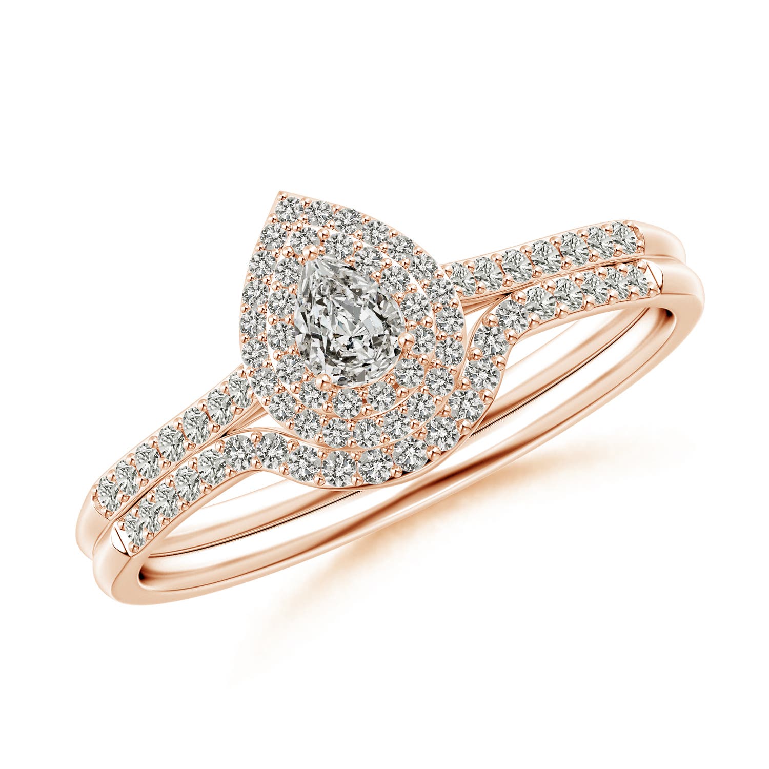 K, I3 / 0.44 CT / 14 KT Rose Gold