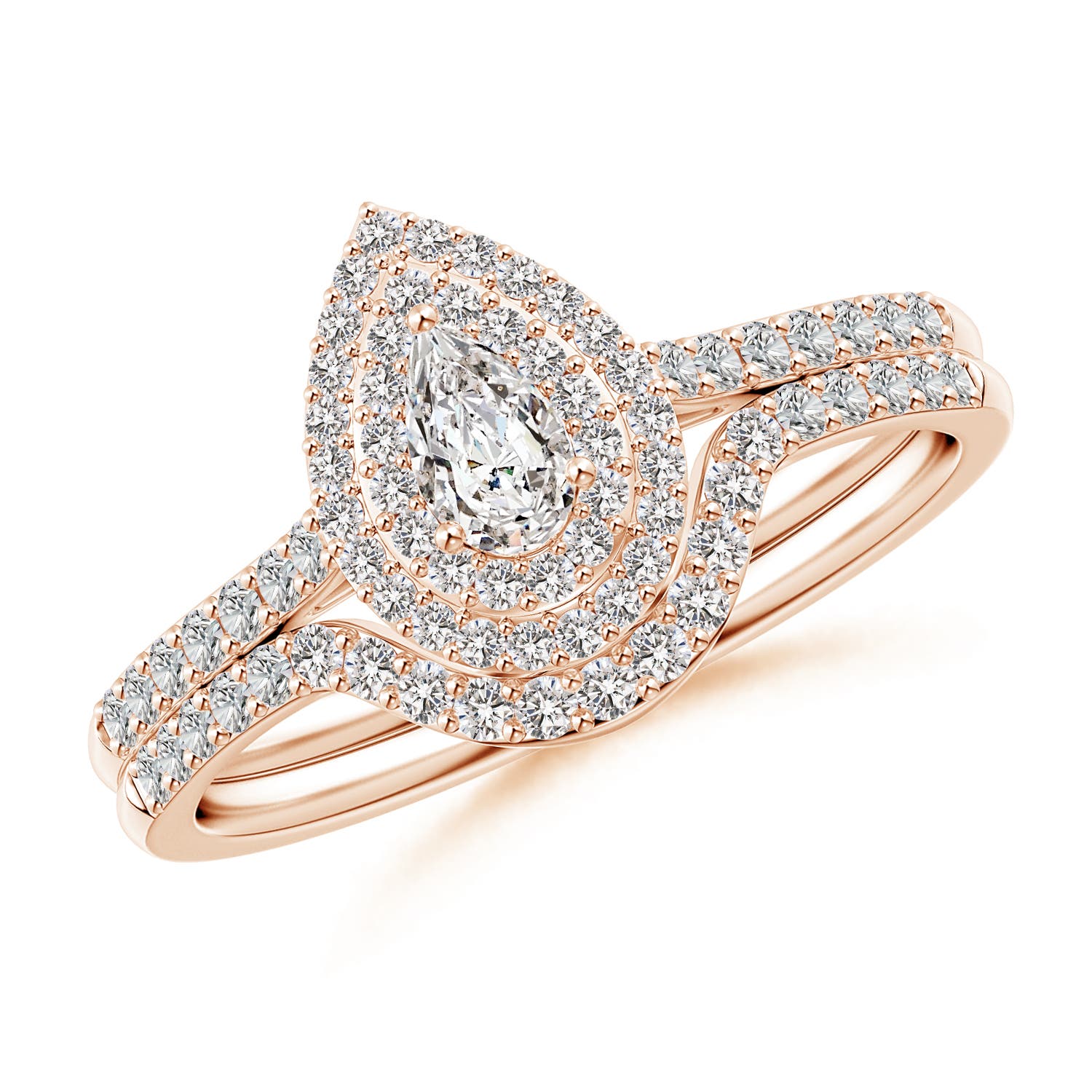 I-J, I1-I2 / 0.57 CT / 14 KT Rose Gold