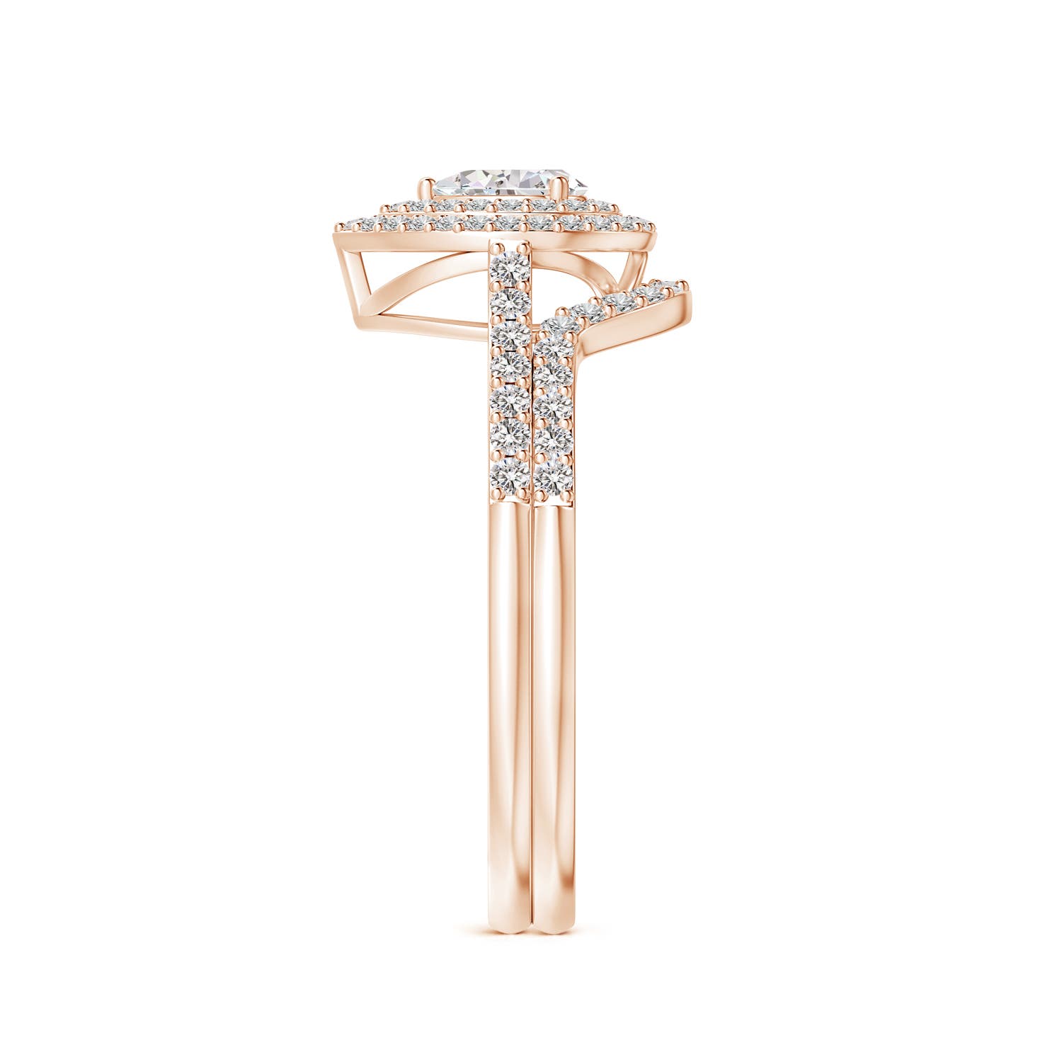 I-J, I1-I2 / 0.57 CT / 14 KT Rose Gold