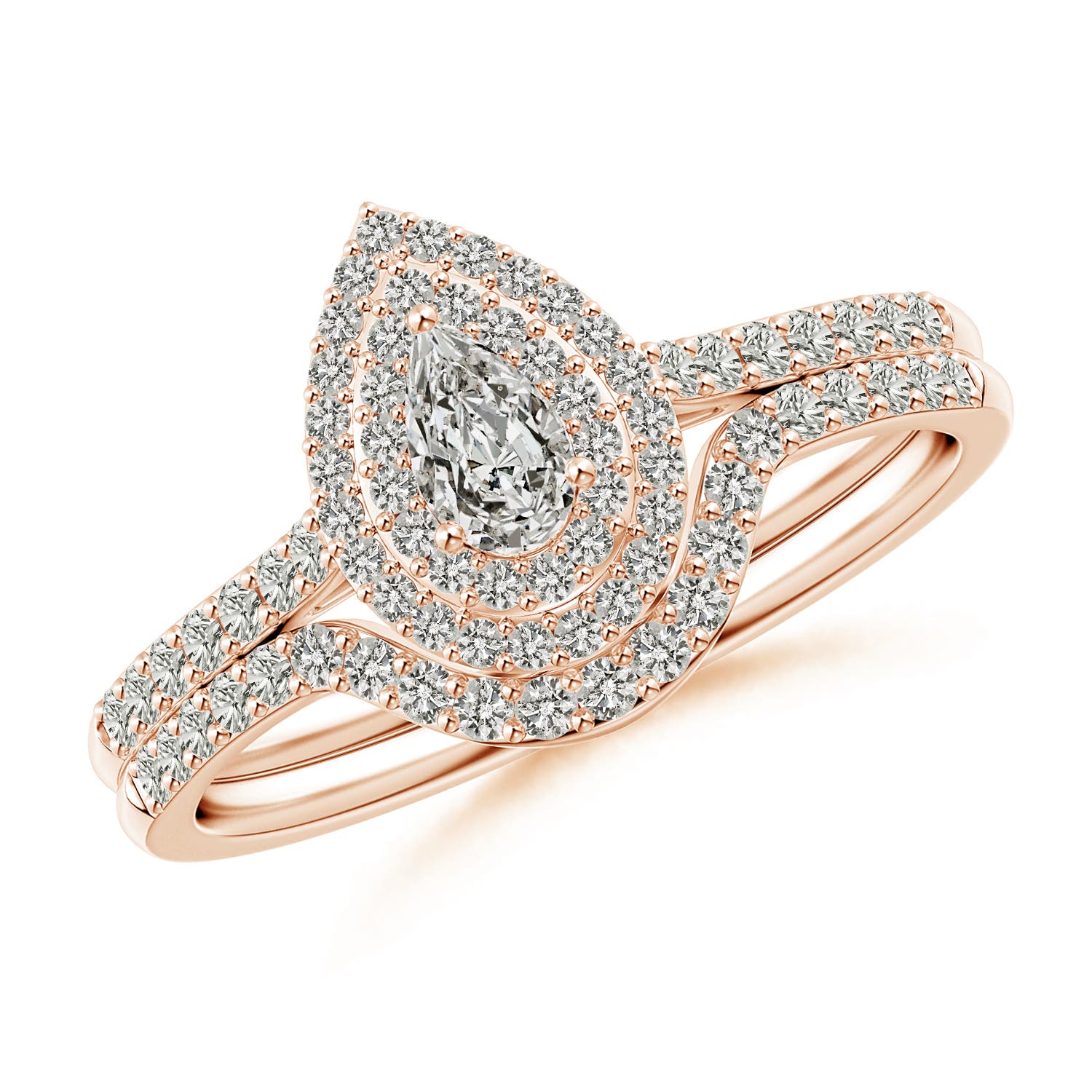 K, I3 / 0.57 CT / 14 KT Rose Gold