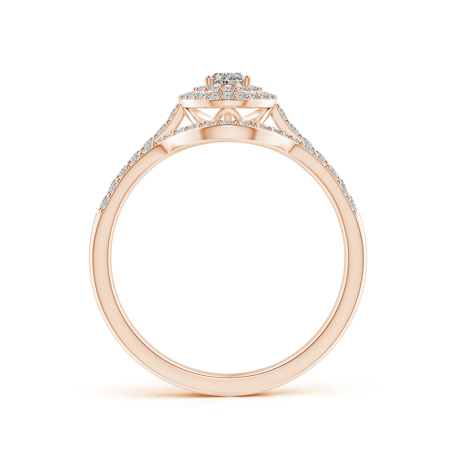 K, I3 / 0.57 CT / 14 KT Rose Gold