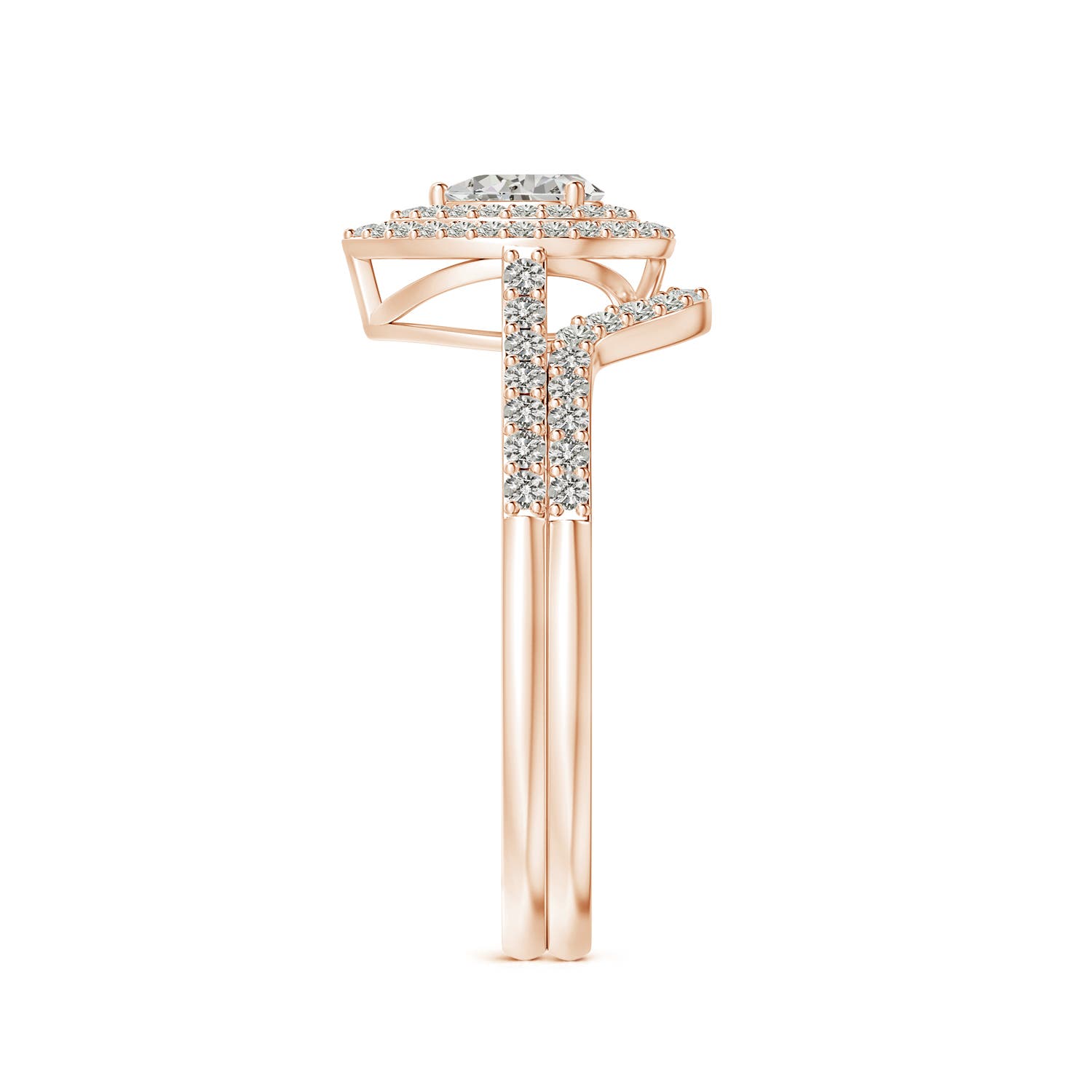 K, I3 / 0.57 CT / 14 KT Rose Gold