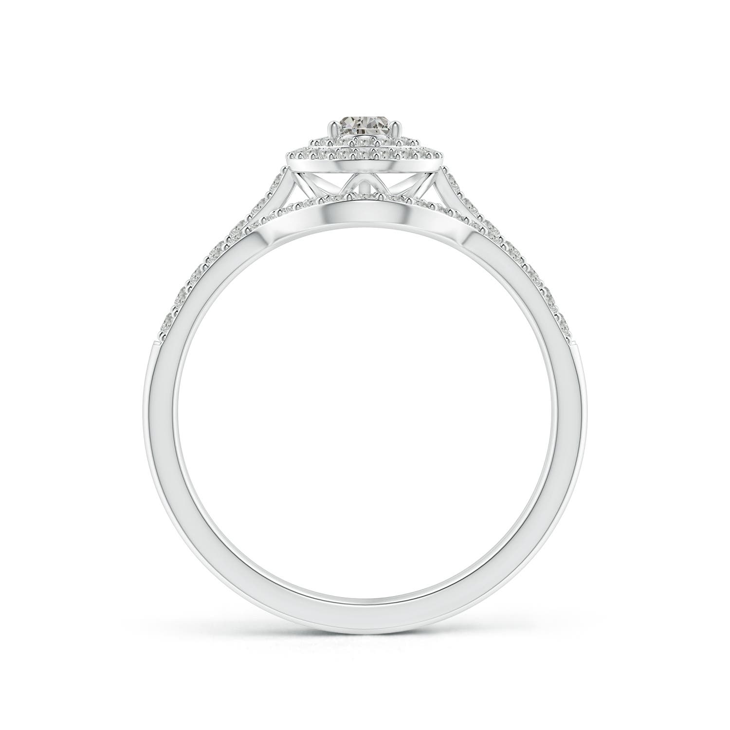 K, I3 / 0.57 CT / 14 KT White Gold