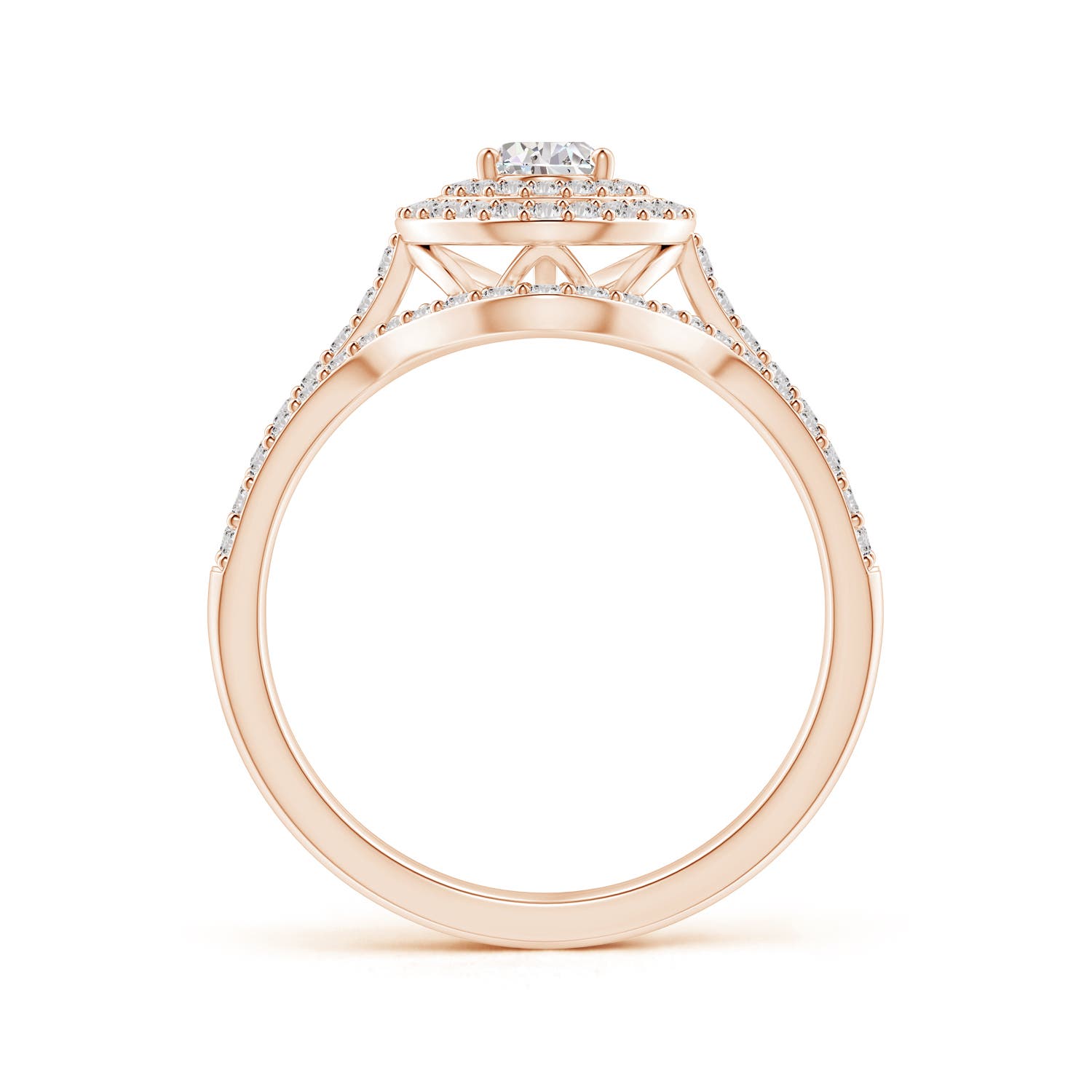 I-J, I1-I2 / 0.76 CT / 14 KT Rose Gold