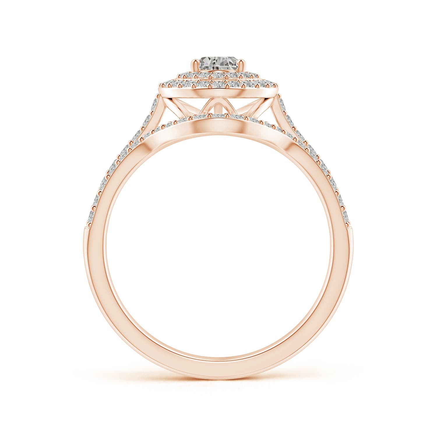 K, I3 / 0.76 CT / 14 KT Rose Gold