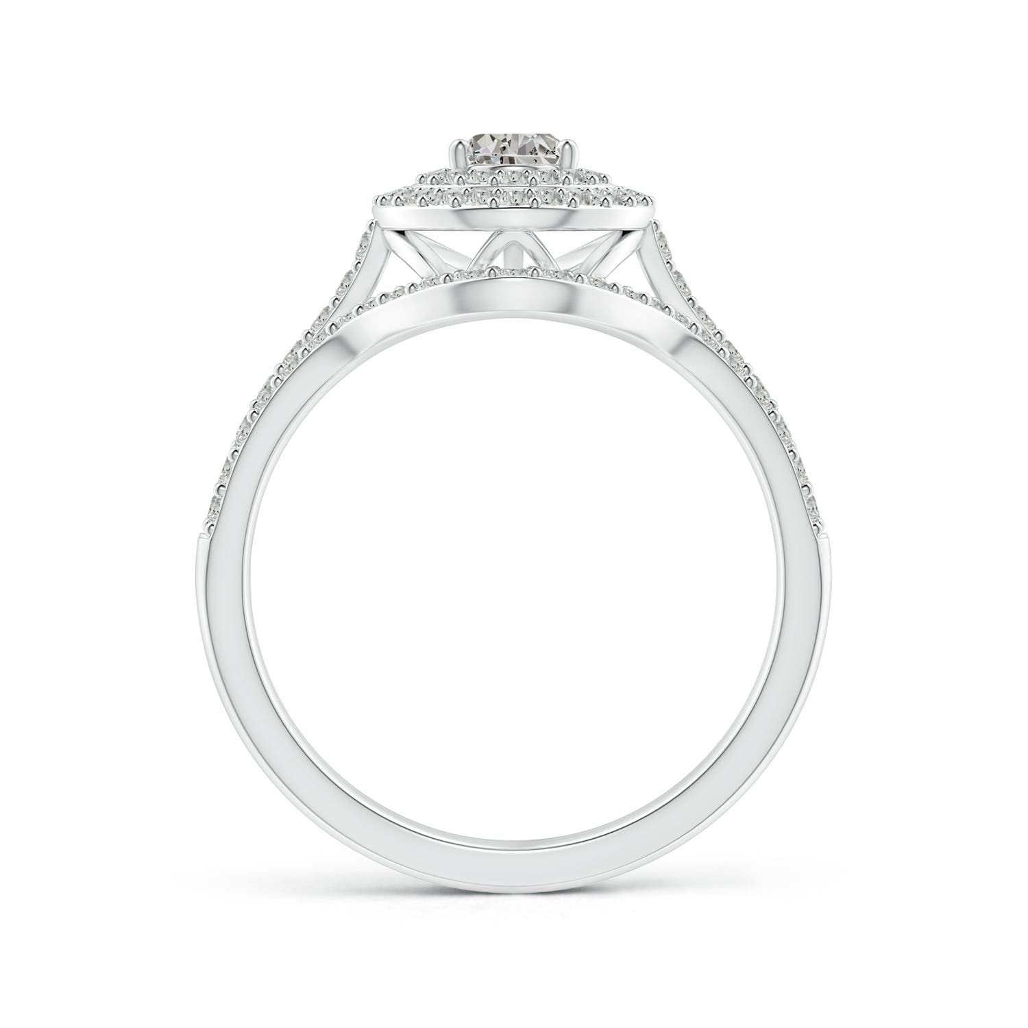 K, I3 / 0.76 CT / 14 KT White Gold