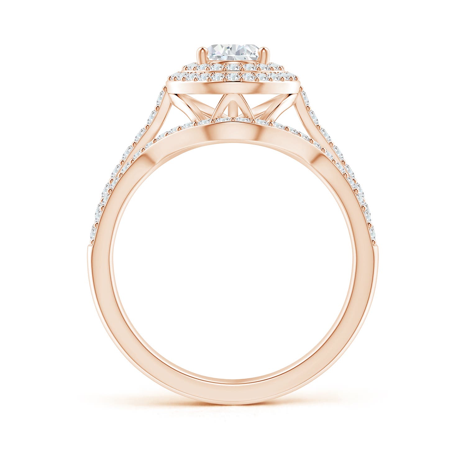 G, VS2 / 1.32 CT / 14 KT Rose Gold