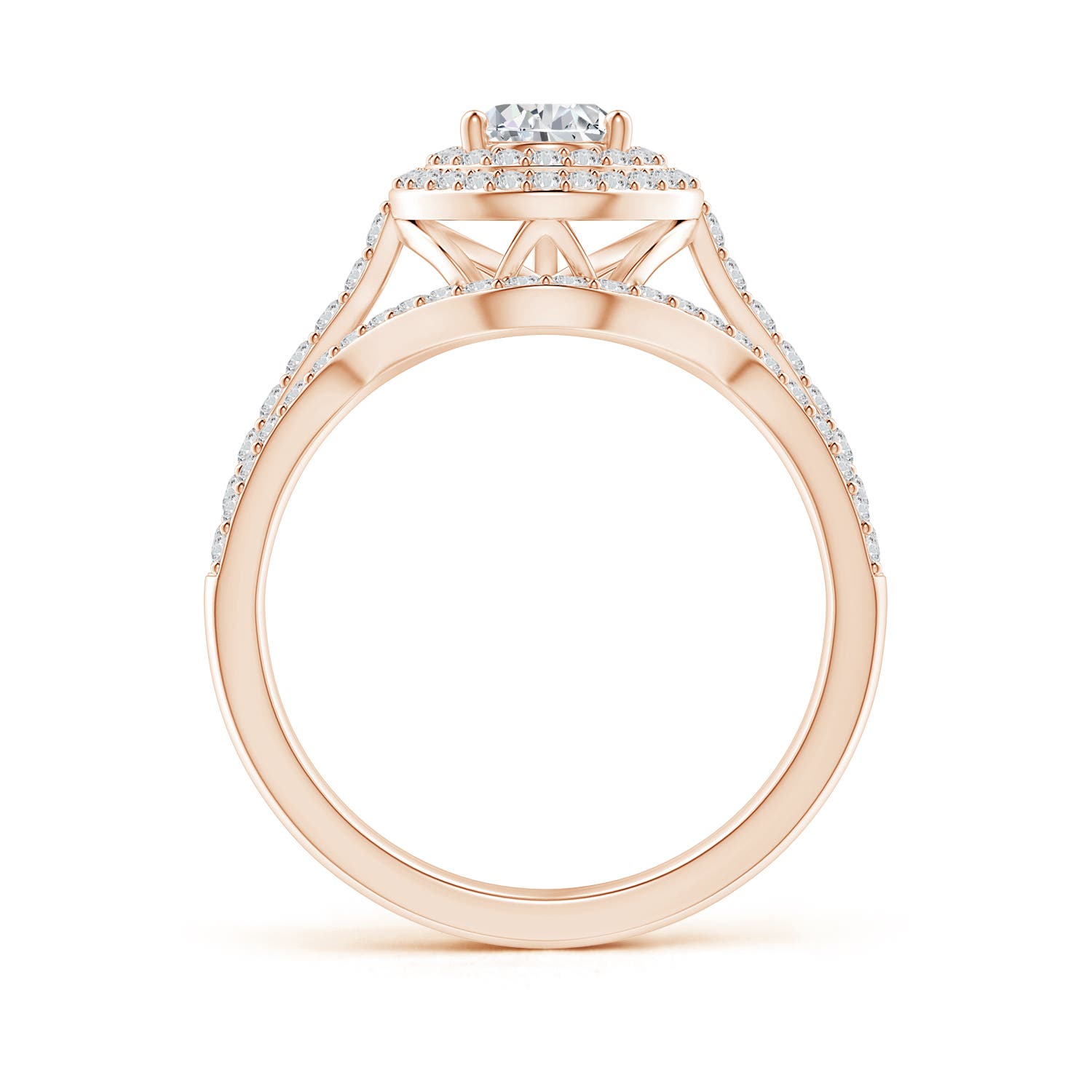 H, SI2 / 1.32 CT / 14 KT Rose Gold