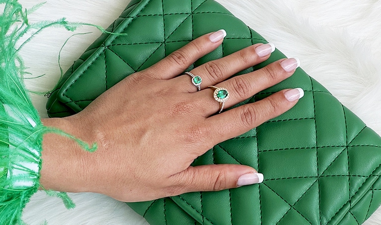 How to Choose the Perfect Emerald Ring Size from 0.5 to 3 Carats?