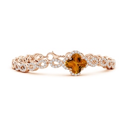 Stackables Rose Gold Citrine Bracelets