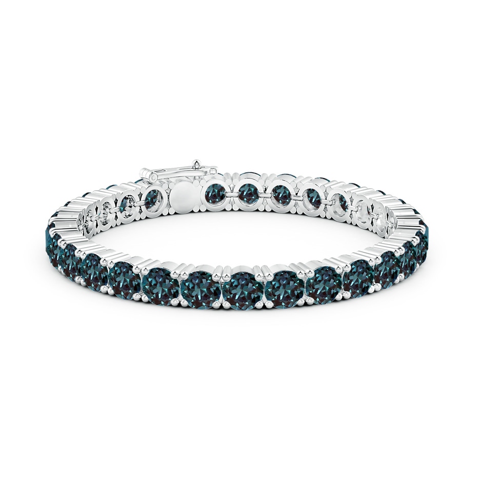 6mm Labgrown Classic Lab-Grown Alexandrite Linear Tennis Bracelet in White Gold side 199