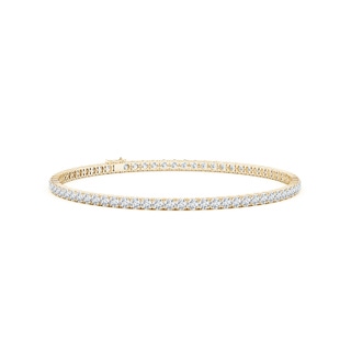 2.5mm FGVS Lab-Grown Classic Diamond Linear Tennis Bracelet in 9K Yellow Gold