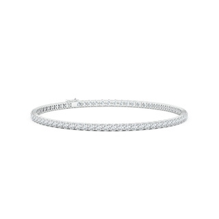 2.5mm FGVS Lab-Grown Classic Diamond Linear Tennis Bracelet in White Gold