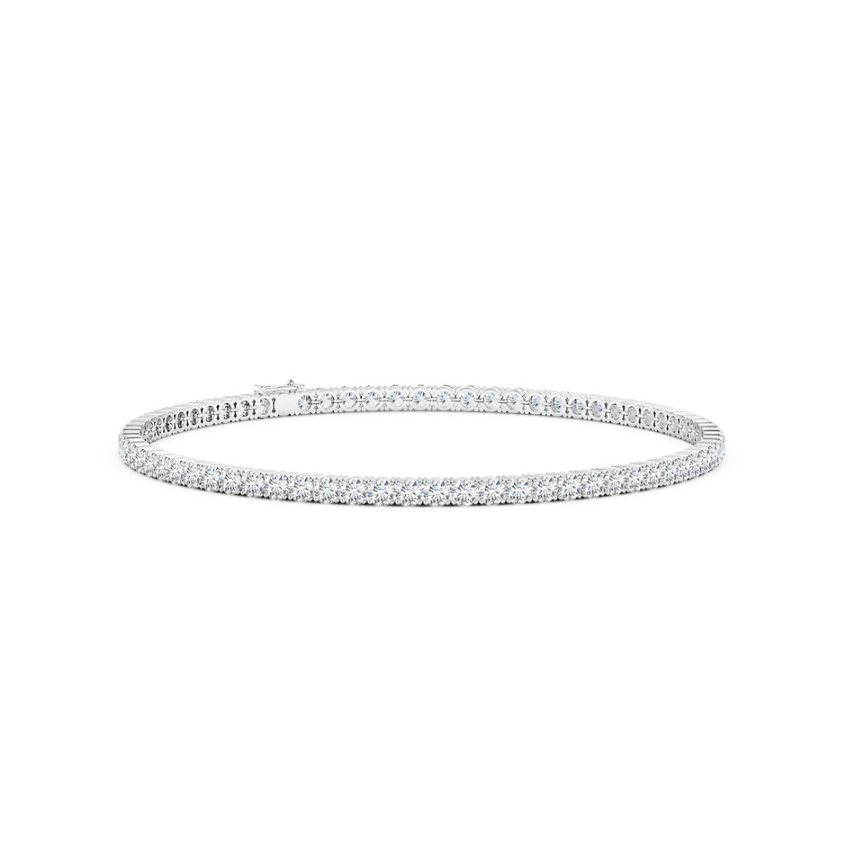 2.5mm FGVS Lab-Grown Classic Diamond Linear Tennis Bracelet in White Gold 